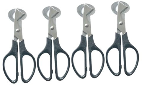HOLIDYOYO 4piezas Tijeras Para Huevos De Codorniz Cortadores y Herramientas Para Cortar Cáscaras De Huevo Cocina