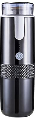 MHADBKH Macchina per caffè espresso portatile per auto, macchina da caffè a cialde, con ricarica USB, adatta per campeggio all'aperto, auto, casa, alta pressione, elettrica, ricaricabile'