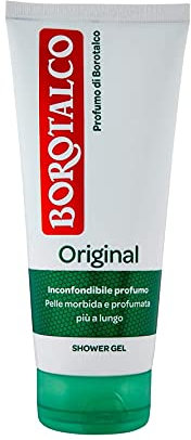 Borotalco - Docciaschiuma Original Corpo - Doccia Schiuma al Profumo di Borotalco, Shower Gel per una Pelle Morbida e Profumata - Ideale per Uomo e Donna - Dermatologicamente Testato, Flacone da 200ml
