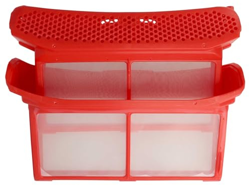 vhbw Flusensieb kompatibel mit Bosch/Siemens WT45W2 Serie Wäschetrockner, Wärmepumpentrockner - Filter + Halter