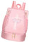 Amagogo Ballet Bag - Lace Gymnastics Bag for Girls, Ballet Clothes, Travel, Fitness - Pink