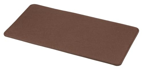 QUARKZMAN Base Moldeadora De Fieltro 14 X 7 Pulgadas Rectángulo para Base De Bolso Insertable para Bolso De Mano Bandolera Mochila Esquina Arqueada Color Café