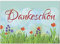 Einladungskarten Manufaktur Hamburg 10 x Dankeskarten mit Umschlag - Blumenwiese - Danksagungskarten, Danke sagen, nach Hochzeit, Geburt, Baby, Taufe, Geburtstag, Kommunion, Konfirmation, Jugendweihe
