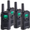 simvalley Communications Handfunkgerät: 4er-Set PMR-Funkgeräte mit VOX, Taschenlampe, 8 Kanälen, 446 MHz, 10km (Funkgerät Walkie Talkies, PMR446, Taschenlampen)