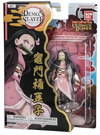 Bandai - Ultimate Legends HD - Figura de acción Demon Slayer 12 cm - Nezuko Kamado - Licencia Oficial Demon Slayer - Figura articulada Nezuko - Juguete para niños 4 años y + - VE88966