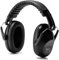 iBest UK Casque anti-bruit pour enfants et adultes Noir Pliable et réglable Idéal pour l'autisme et les environnements bruyants 26 dB, Noir , taille unique