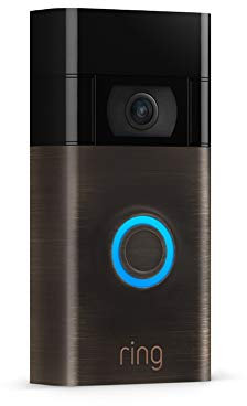 Certified Refurbished Ring Video Doorbell (2nd Gen) by Amazon|Wireless Video Doorbell Security Camera with 1080p HD Video, Wifi, battery-powered|Works with Alexa|30-day free trial of Ring Home