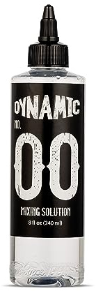 Dynamic Color Co.- No. 00 Tattoo Ink Mixing Solution, Premium Shading Solution Tattoo for Artists, Purest Hospital-Grade Water Mixed with Witch Hazel for Soothing Quality and Visible Smoothness (4)