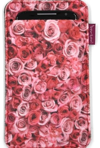 Bertoni Étui de protection pour téléphone portable en feutre et tissu pour smartphone, par exemple iPhone 15/14/14 Pro Max/13/13 Pro/12/11, Galaxy S23/S22+/S21+/S20, Redmi, Pixel 7/6, chaussette de