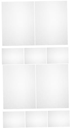 Toyvian 10hojas Imitación De Agua Para Modelos De Paisaje Artificial Decoración De Jardín y Escenarios De Miniatura