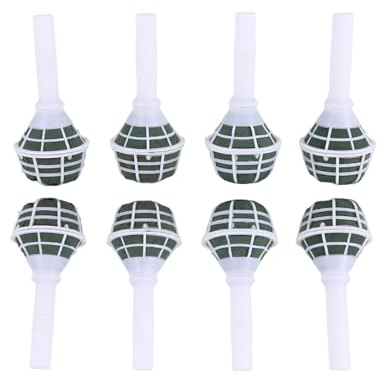 Ujjdwiurgh 8-pack skumblommor handtag buketthållare blombuketthållare för blomsterarrangemang bröllop bukett tillbehör
