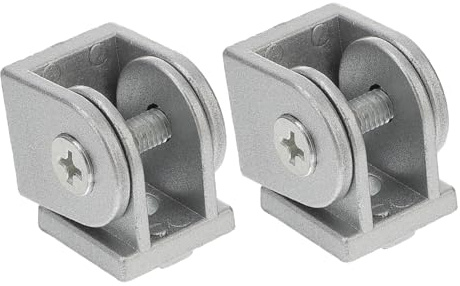 ERINGOGO 2pcs Flexible Aluminum Profile Pivot Joint Connector Zinc Alloy Pivot Bracket for Extrusion Frames Easy to Install Replacement for Damaged Connectors