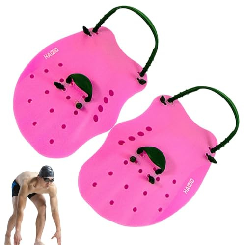 Guanti da nuoto per bambini - Pagaie da nuoto palmate regolabili in silicone,Attrezzatura da per bambini per esercizi, corsi, aiuti colorati per il per adulti per l'allenamento in piscina