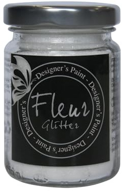FLEUR DESIGNER'S PAINT | Fleur Glitter In Polvere, 90Gr, Multicolore Bianco