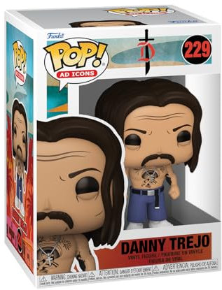 Funko Pop! Ad Icon: Danny Trejo - Vinyl-Sammelfigur - Geschenkidee - Offizielle Handelswaren - Spielzeug Für Kinder und Erwachsene - Modellfigur Für Sammler und Display