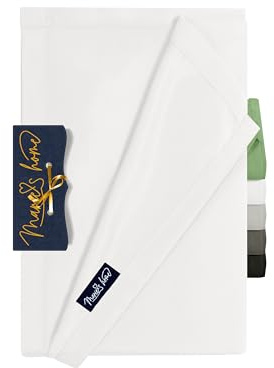 Marie´s Home Laken - Betttuch - Decke - Haushaltstuch Velvety Soft 1614.2354, 150 x 250 cm, weiß