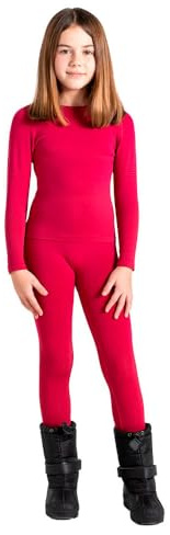 Dare2B unisex barnzon III underställ set baslager, bär rosa, L, Bär rosa, L