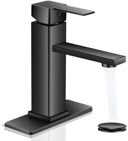 YXOCVIR Black Bathroom Faucet Single Hole RV Sink Vanity Faucet