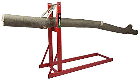 Polet 61600 Chevalet de sciage I pour Ø du tronc 5-25 mm, Rouge