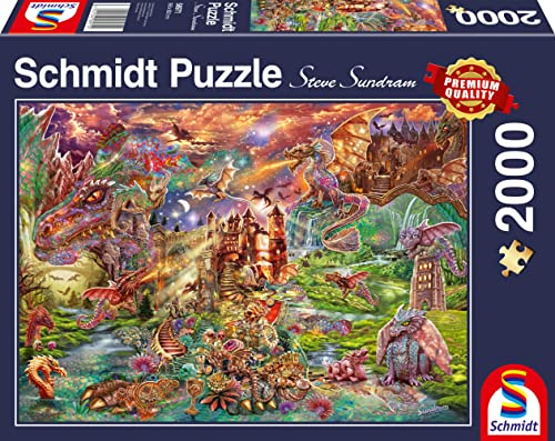 Schmidt | The Dragon's Treasure (2,000 Pieces) | Jigsaw Puzzle | Ages 14+