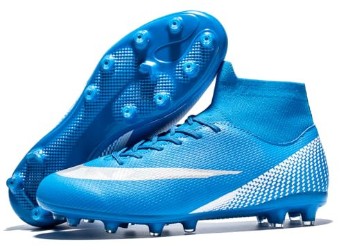 Wugehu Unisex Indoor Soccer Schuhe Cleats Erwachsene High Top Training Sneakers