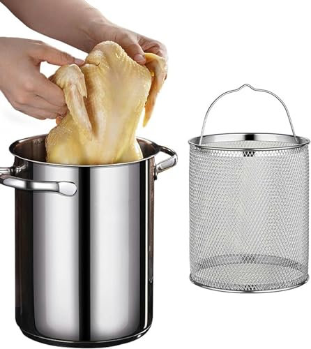 BTURYT 304 Asparagi in Acciaio Inossidabile, Vaporizzatore Vegetale E Asparagi 4,1 L, Kit di Pasta