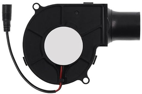 RGYBAO 7530 - Ventilador de barbacoa centrífugo de 75 x 30 mm, ventilador de refrigeración centrífugo de 3700 RPM 12 V, ventilador eléctrico con rodamiento de bolas, refrigeración por aire para