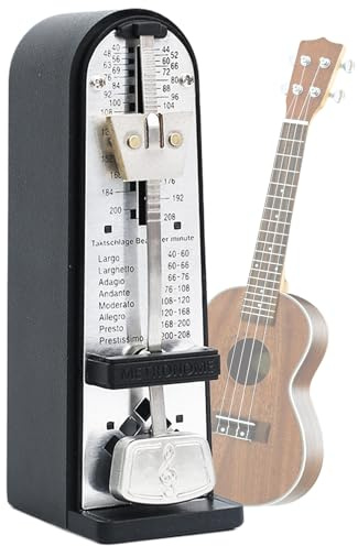 Klassiker Musik Metronome - mechanischer -Trainer für Klavier, Geige, Gitarrenpraxis | Lautes Sound-Beat-Gerät für Musiker, für Klassenzimmer, Proben und Solospiele