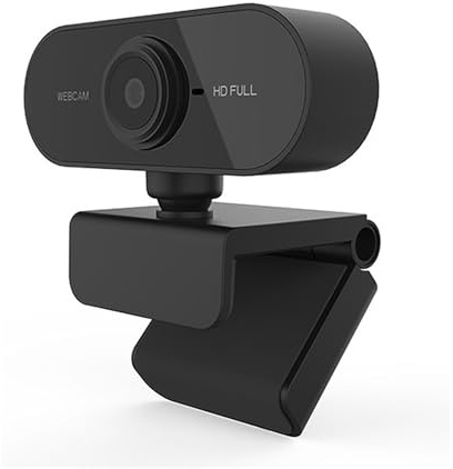INDOTEAM Cámara web para PC con micrófono, cámara web Full HD 1080p, cámara USB HD 1080P para PC, portátil, Mac, cámara web Plug and Play con micrófono de reducción de ruido y abrazadera de montaje