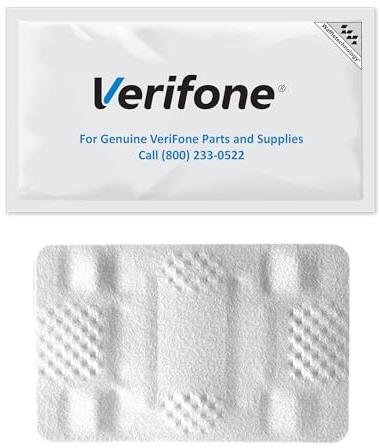 KICTeam - Waffletechnology® Cleaning Cards for Verifone Card Reader Payment Machines (40 Cards) - Verifone Tested & Approved - Presaturated with Quick Drying Solution - Made in USA