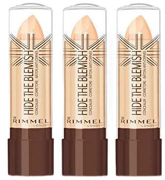 RIMMEL HIDE THE BLEMISH CORRETTORE IN STICK ANTI OCCHIAIE SOFT HONEY 3X 4,5 G