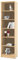 möbelando Regal Standregal Holzregal Bücherregal Dekoregal Beistellregal Büro Olli VII Buche