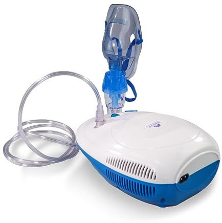 Mobiclinic®, Nébuliseur avec compresseur, Neb-1, Portable, Pour enfants et adultes, Sac de transport. mini, Traitement des maladies respiratoires, Différentes tailles, 5 filtres à air