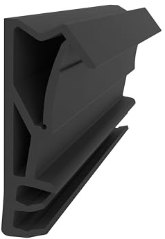 Flügelfalzdichtung für Holzfenster - Schwarz - 6 Meter - 18 mm Falzhöhe - 4-5 mm Nutbreite - Fensterdichtungen Holzfenster - Fenster Dichtung