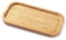 Plateau Bambou, Plateau de Service Bois, Plateaux pour Articles de Toilette, Plateau Comptoir, Plateau Décoratif Rectangulaire pour Organiser, 25 x 14 x 2 cm