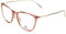 Rodenstock Quadratisch Azetat Brillen in Rose, Gold für Damen, Brille mit Sehstärke, optional mit Sonnenbrillen tönung oder Blaulichtfilter (Modell R7134)