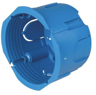 A2ZWORLD Scatola 502 Cartongesso Ø71x50mm, Tondo Interasse 60mm Per 2 Posti, Cassetta Da Incasso, Montaggio Da Cartongesso IP40