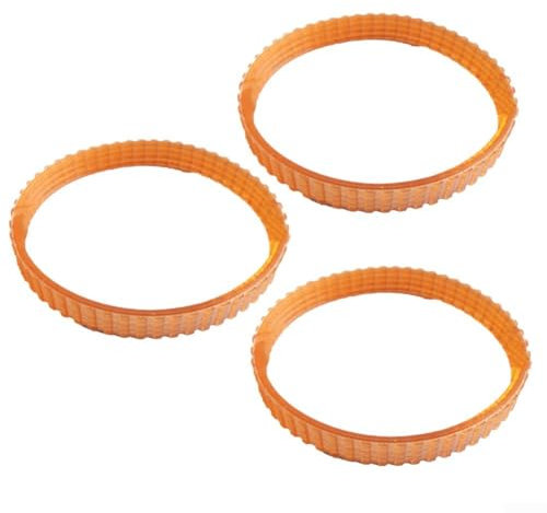 Sumsoctober Courroies d'entraînement de rechange pour rabots électriques compatibles avec les machines F20A et P20ST, courroie d'entraînement de 9,6 mm de large, courroie de style pignon double