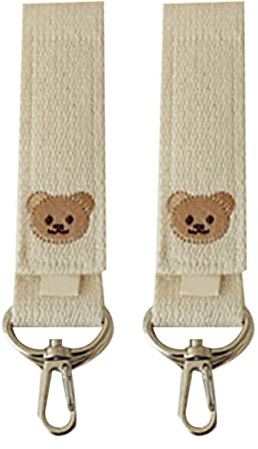 Kinderwagenhaken, 2 Stück, Taschenhaken, Anti-Rutsch-Haken zum Aufhängen von Windeln, Taschen, Geldbörse, Kinderwagen, Zubehör, strapazierfähig zum Aufhängen von Windeln
