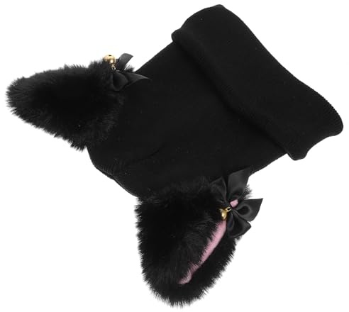 GAROZATION Copricasco Elastico da Sci Orecchie di Gatto Copertura Protettiva Traspirante per Casco da Snowboard e Sci All’Aperto Accessorio Decorativo Unisex per Sport Invernali