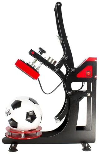 Máquina De Prensa De Calor, Prensa De Transferencia Térmica 3D Para Balones De Fútbol, Baloncesto Y Rugby, Impresora De Sublimación Con Pantalla LCD Y Presión Ajustable Para DIY