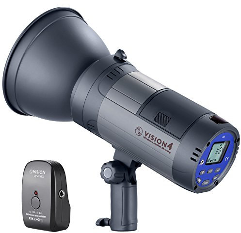Neewer Vision 4 300Ws Flash de Estudio para Fotográfica al Aire Libre con Batería de Ion de Litio, 2,4G Disparador, 1000 Flashes a Máx. Potencia y Reciclaje en 0,4s-2,5s, Monolight con Montura Bowens