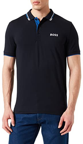 BOSS Herren Paddy Pro Poloshirt, Dunkelblau, XXL EU