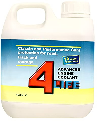 4 Life Forlife Advanced Engine Antifreeze Coolant for Classic & Performance Cars (FLC1) - 1 Litre 1L