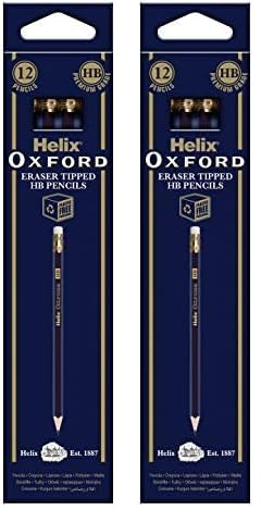 Helix Oxford HB Grade Drawing/Writing Pencils - Pack of 24