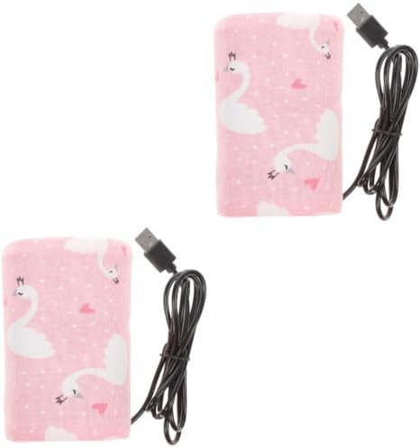 VICASKY 2pièces Chauffe-biberon Portable Usb De Réchauffement Pratique Pour Garçon Fille Pour Voyages Et Déplacements Maintien Chaleur Prolongé Pour Lait Et Aliments