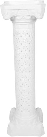 Cabilock Hollow Roman Column Wedding Flower Vase Plastic Road Guide Pillar Stable Base Decorative for Outdoor Party