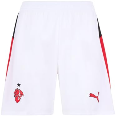 A.C. Milan Pantaloncini Gara Away, Stagione 2025/2026, Pantaloncini da Calcio, Prodotto Ufficiale, Adulto, XS