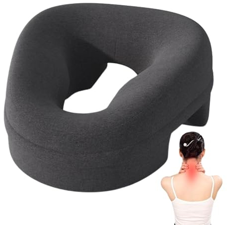 CCXXYGWJ Framsidan nedåt ödkudde, Memory Foam massagekudde för tupplur och avkoppling, munkform för bekväm sömn med ansiktet nedåt