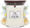 Woodwick Hourglass Vela Aromática en Tarro Mediano, Blanco (White Tea and Jasmine), 275g
